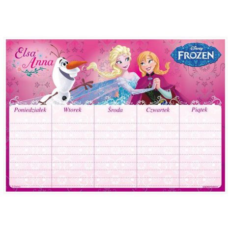 Plan Lekcji Derform A5 Frozen